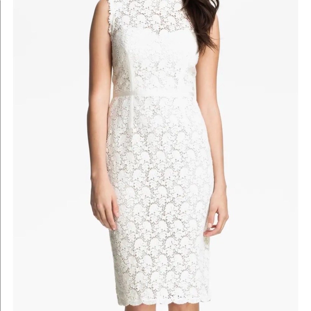 Jill Jill Stuart Illusion Yoke Sheath dress size 4 - Picture 2 of 6